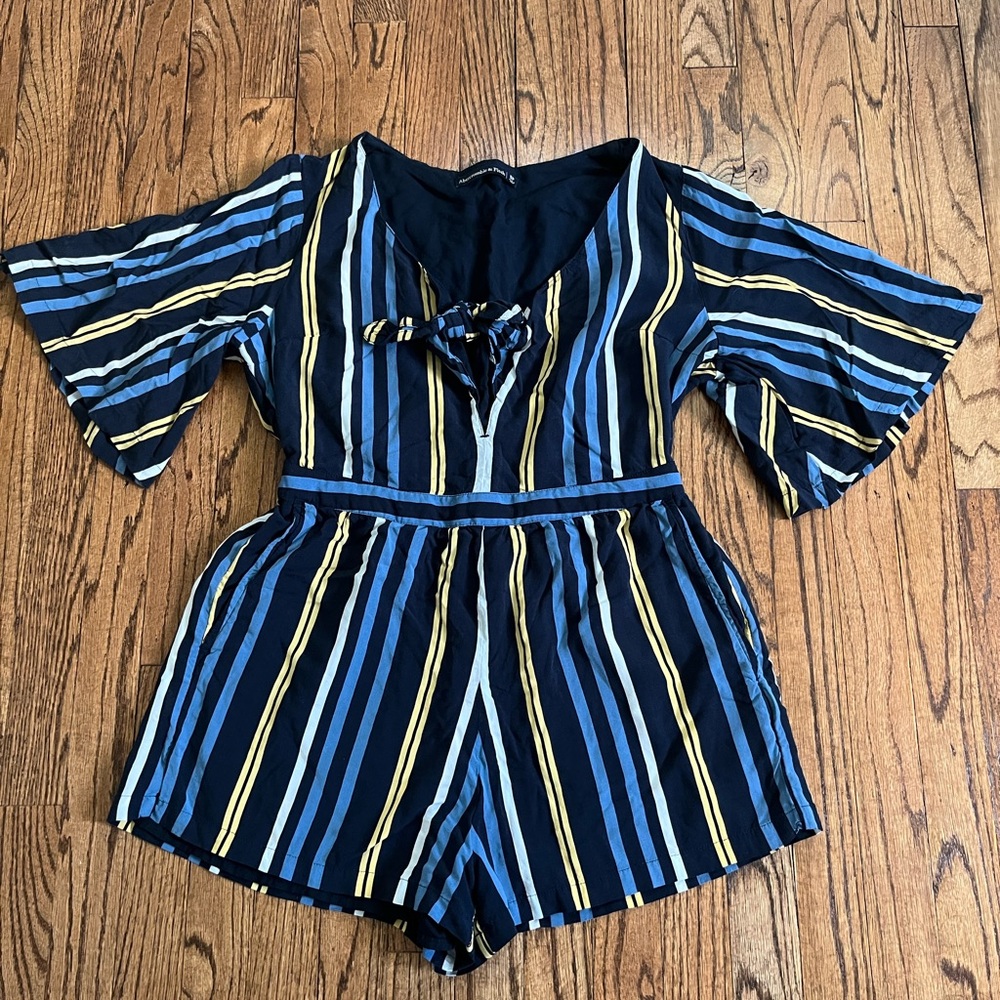 Abercrombie & Fitch striped romper